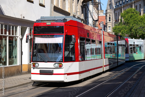 Erfurt, Historische Altstadt und Strassenbahn