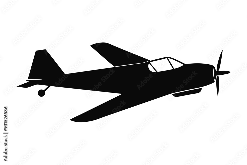 skywriting plane silhouette vector illustration skywriting plane silhouette vector illustration