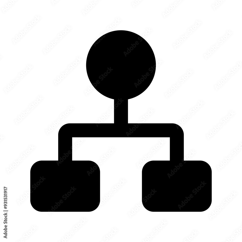 flowchart glyph icon flowchart glyph icon