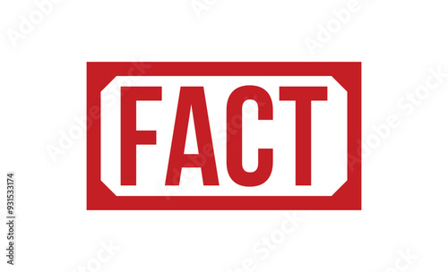 Fact grunge rubber stamp on white background. Fact Rubber Stamp.