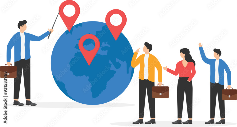 a man in a business suit trains his colleagues in the management of the planet earth,
a man in a business suit trains his colleagues in the management of the planet earth,