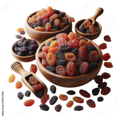 Dry grapes vector