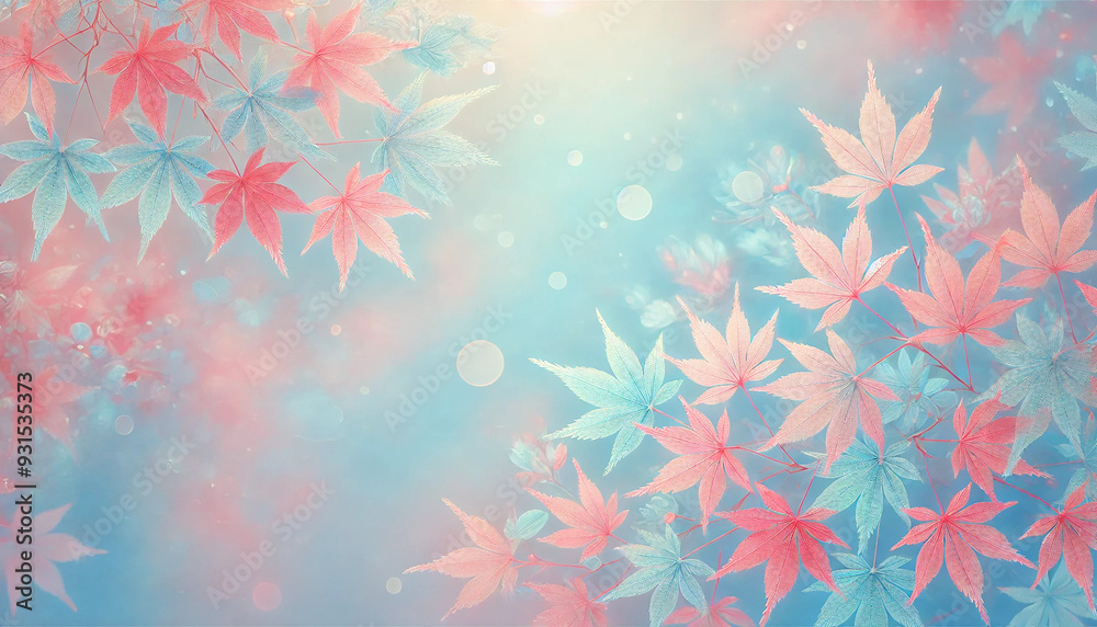 紅葉の背景素材