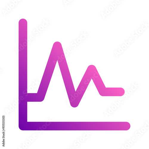 fluctuation gradient icon