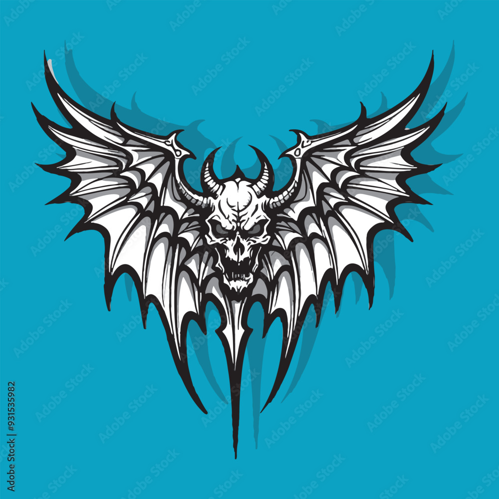 Fototapeta premium demon wings 01