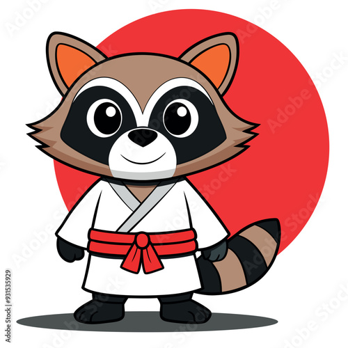 judo racoon  01