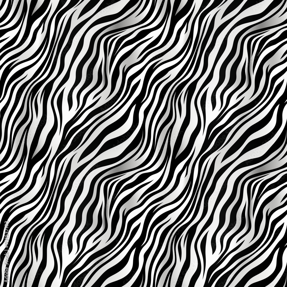 Zebra print seamless pattern tile Zebra print seamless pattern tile