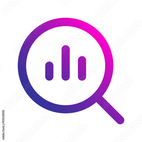 data analyst gradient icon