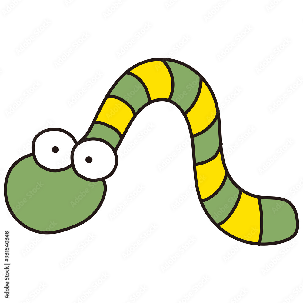 Naklejka premium アオムシ 