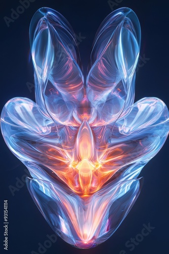 Holographic with futuristic symmetry