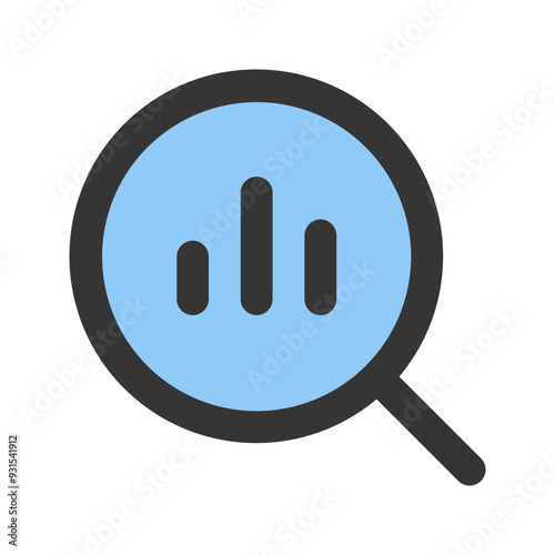 data analyst outline fill icon