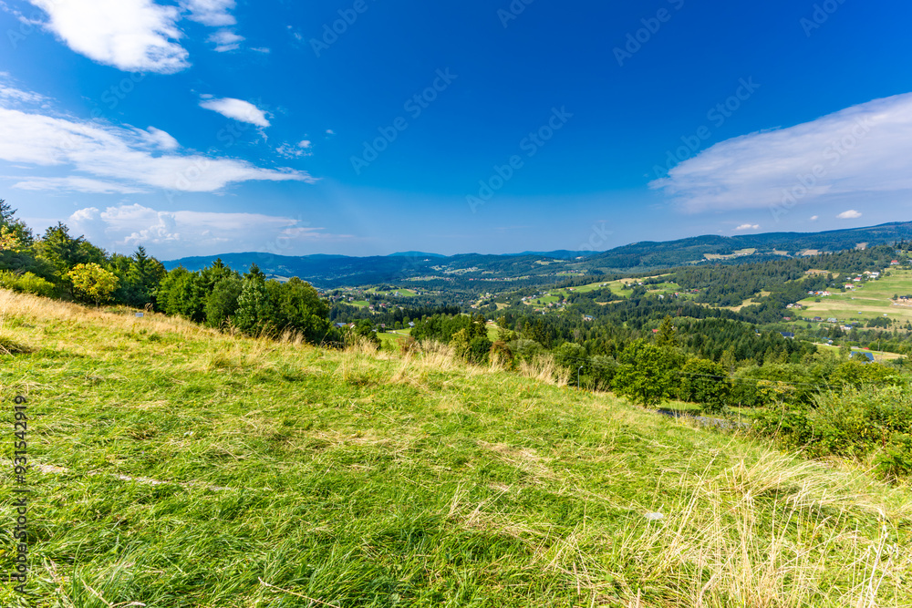 Koniaków landscape, Ochodzita Mountain, Silesian Beskids