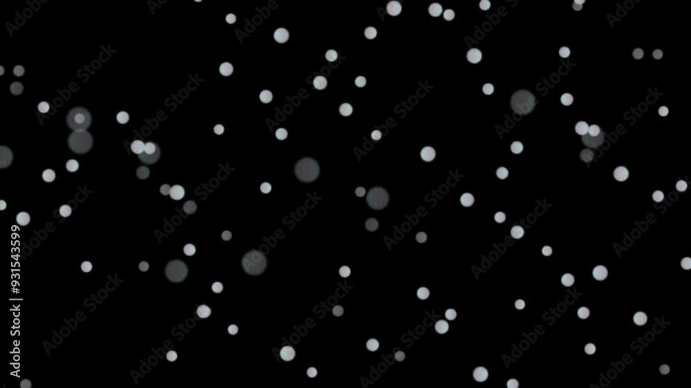 Rising bokeh effect on black background. Animated light effect of rising bokeh effect. black and white particles Rising bokeh effect on black background. Animated light effect of rising bokeh effect. black and white particles