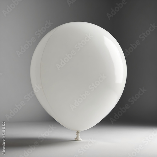 Plain Blank Balloon Mockup for Party or Event Logo Branding photo