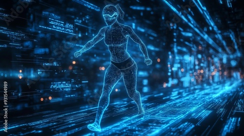 Futuristic AI-Driven Personalized Workout Plans: A digital fitness platform where AI generates customized workout routines based on user data.