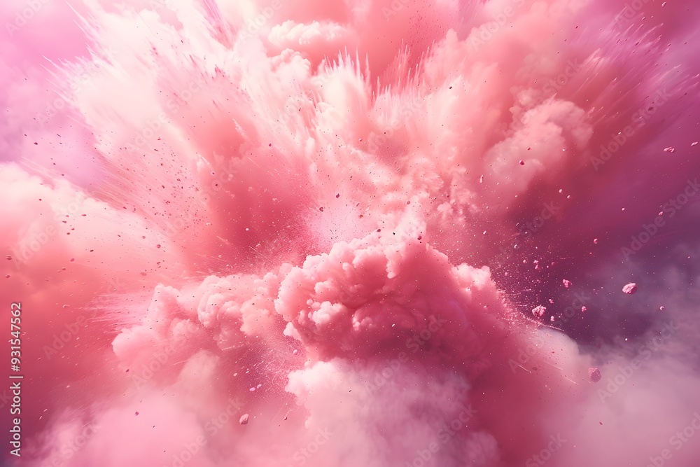 Fototapeta premium pink explosion background