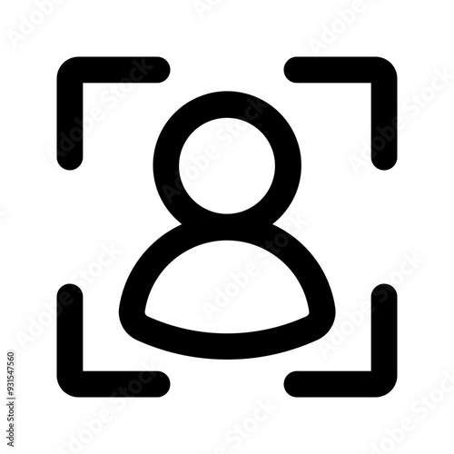 target audience line icon