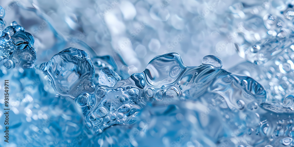 water drops on blue water drops on blue