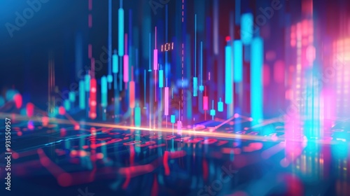 Abstract Financial Data Visualization