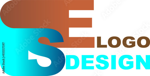 creative modern color full logo design