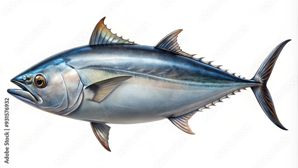 Tuna fish isolated on background, seafood, cut out, fresh, ocean, raw, underwater, healthy, seafood market, fishing industry Tuna fish isolated on background, seafood, cut out, fresh, ocean, raw, underwater, healthy, seafood market, fishing industry