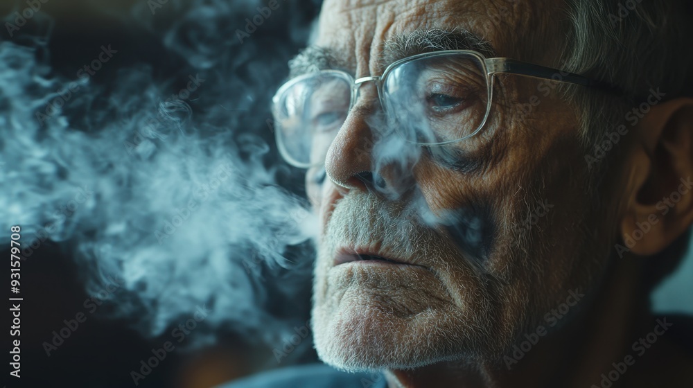 Contrast of Health: Symbolic Impact of Smoking on Aged Lungs in an Unhealthy Indoor Environment Contrast of Health: Symbolic Impact of Smoking on Aged Lungs in an Unhealthy Indoor Environment