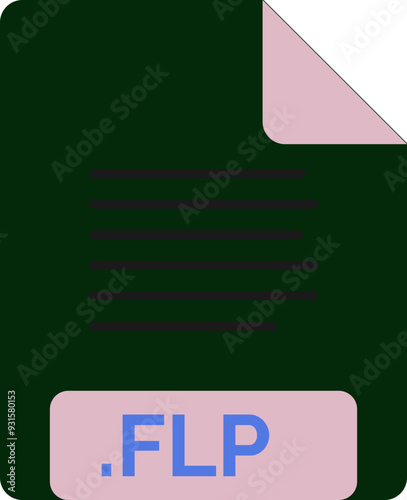 FLP File icon minimal photo