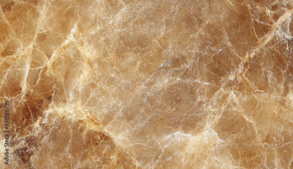 Close-up of a beige and brown marble texture with intricate veins and patterns. Close-up of a beige and brown marble texture with intricate veins and patterns.