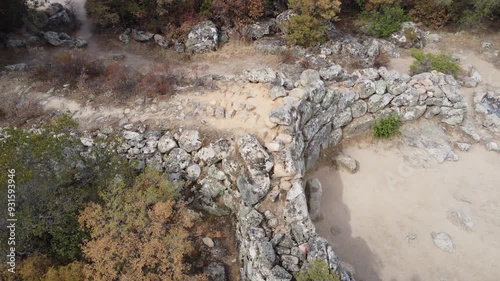 Tomb of the Nuragic Giants is concias in Quartucciu in south Sardinia photo