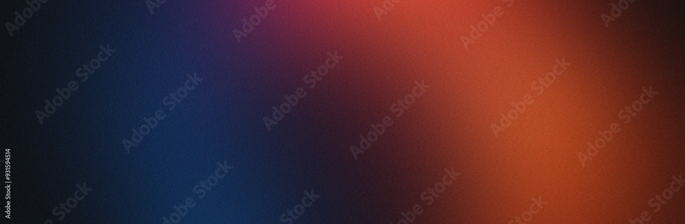 Fototapeta premium Abstract Red and Blue Gradient Background with Grainy Texture