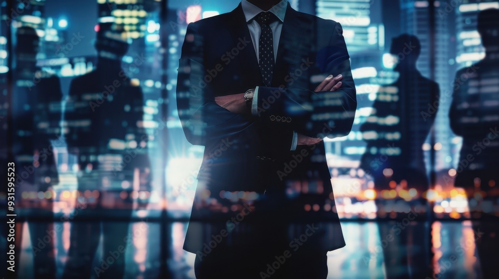 Fototapeta premium The Business Professionals in City