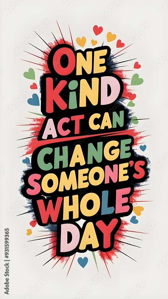 Obraz premium inspirational phrases on a poster