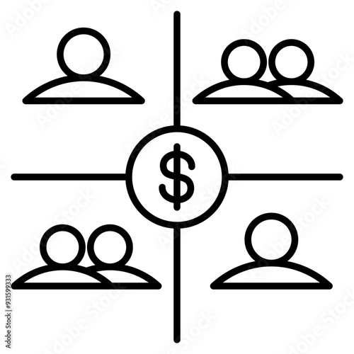 Market Segmentation icon