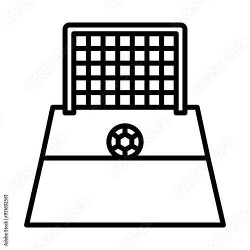 Penalty Box line icon