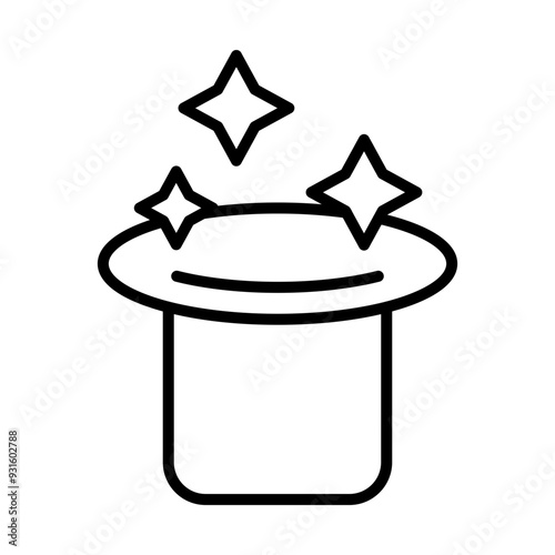 Hat Trick line icon