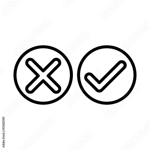 CrossChecking line icon