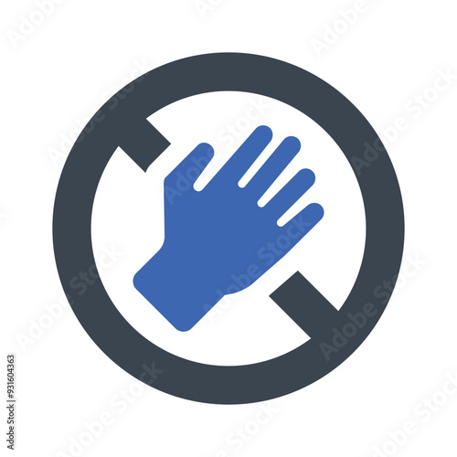 Do not touch icon
