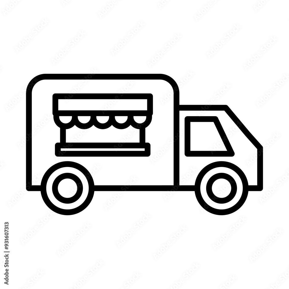 Food Truck line icon Food Truck line icon