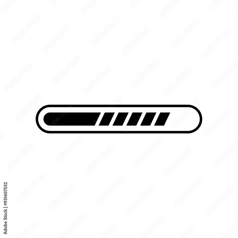 loading icon, download indicator symbol. vector isolated on white background, simple and modern design. loading icon, download indicator symbol. vector isolated on white background, simple and modern design.