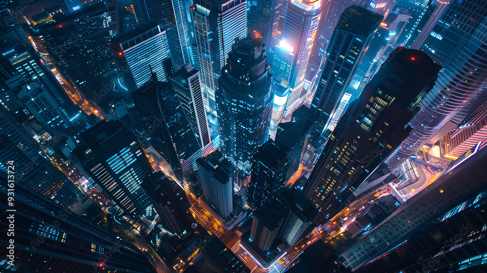 the beauty of city lights at night the beauty of city lights at night
