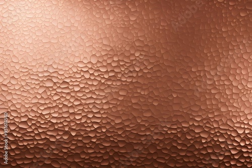 A metallic wallpaper with a hammered copper texture and a reflective finish, AI Generated