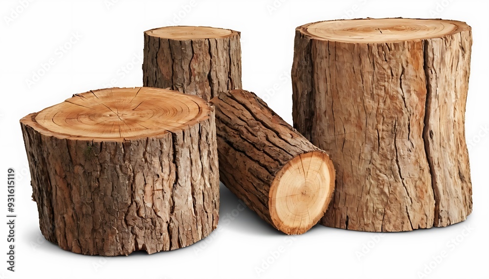 tree stump isolated on white background with clipping path included.3 tree stump isolated on white background with clipping path included.3