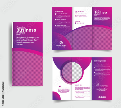 modern and elegant corporate professional brochure design 