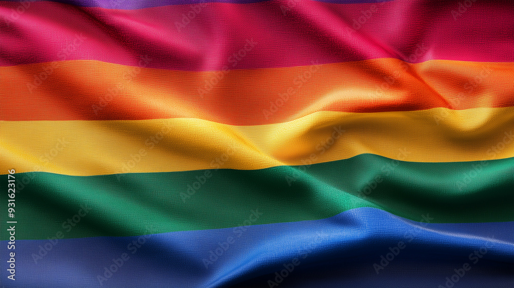 Fototapeta premium 虹色プライドフラッグ