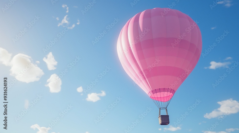 Fototapeta premium hot air balloon in sky