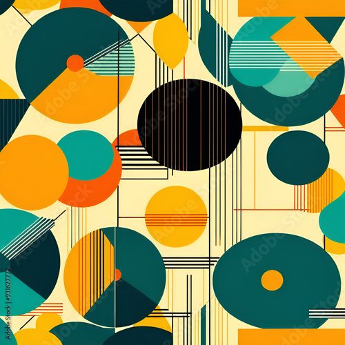 seamless pattern with circles