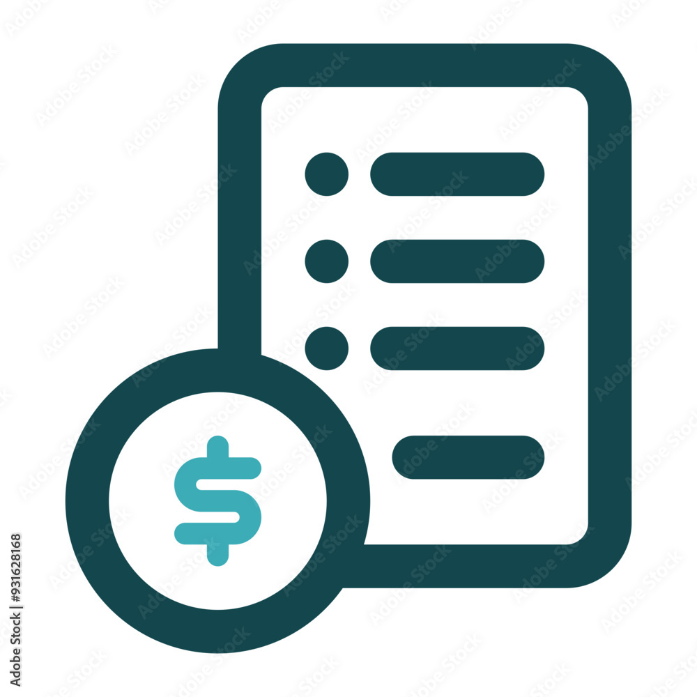 budget icon for illustration budget icon for illustration