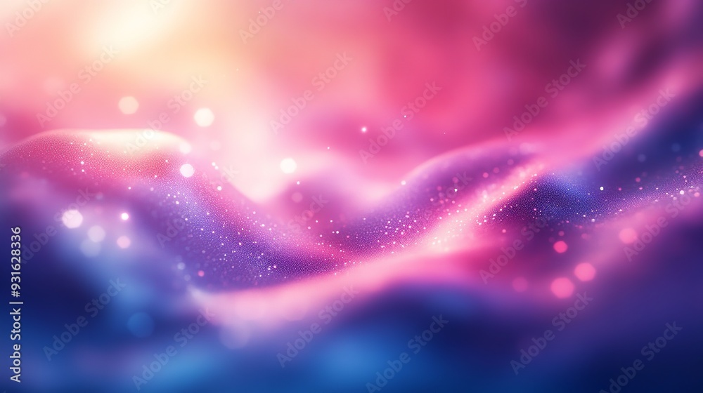 Pink and purple color gradient with dark wavy shiny glittery background Pink and purple color gradient with dark wavy shiny glittery background