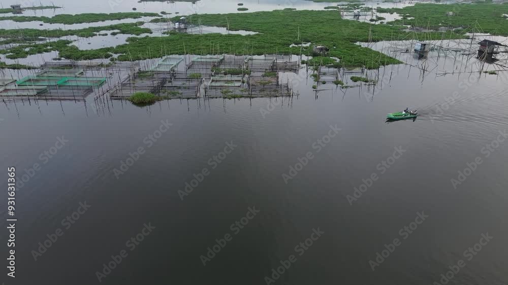 Morning Aerial view of Rawa Pening lake, Ambarawa, Central Java, Indonesia.
Morning Aerial view of Rawa Pening lake, Ambarawa, Central Java, Indonesia.