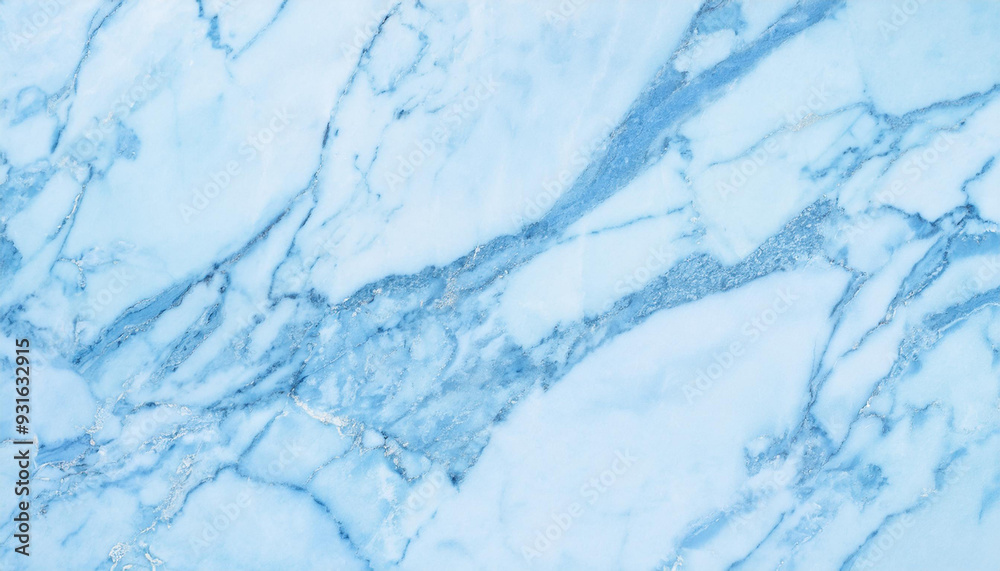 Naklejka premium Blue pastel marble floor texture background with high resolution, counter top view of natural tiles stone in seamless glitter pattern and luxurious.